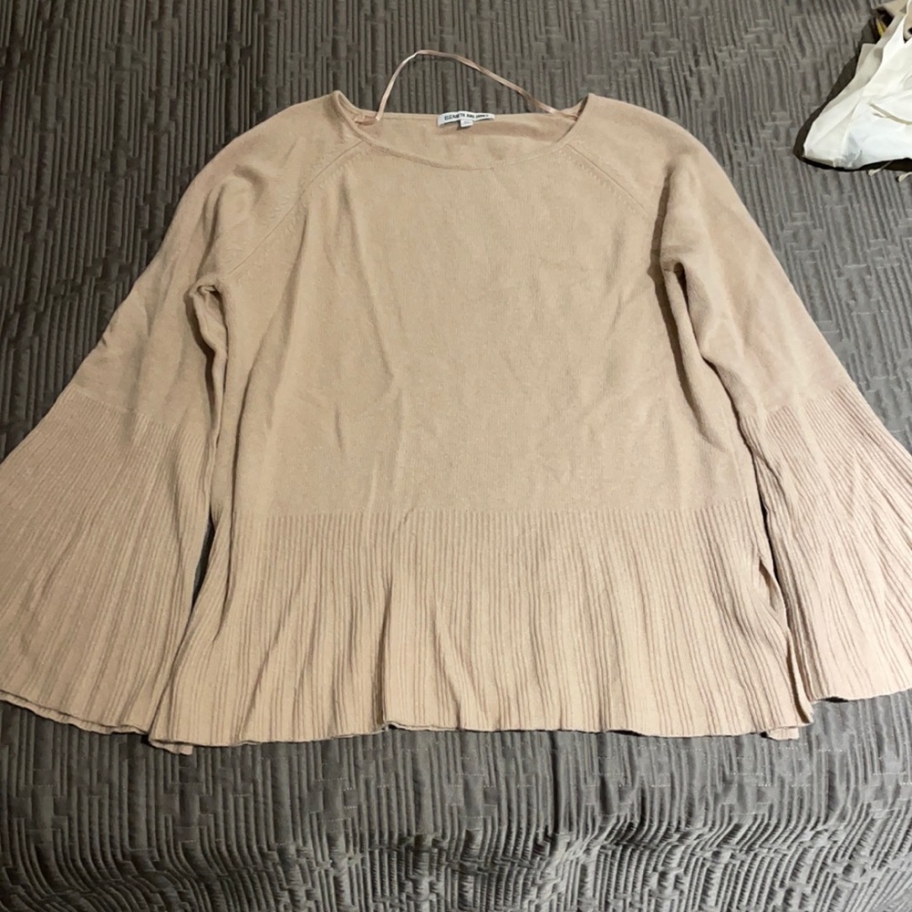 Pink wide sleeve elizabeth and james sweater